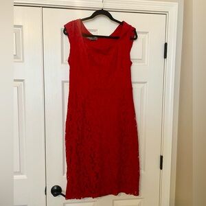FINAL PRICE - Red lace dress☀️